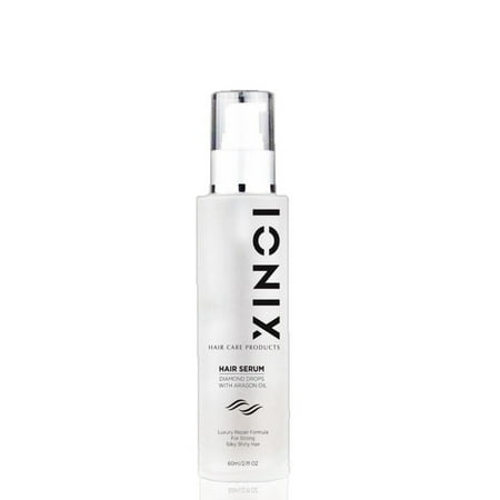 Ionix Black Diamond Drops Hair Serum with Moroccan Argan Oil, 2.1oz/60ml - Anti-Frizz (Best Frizz Control Products For Black Hair)