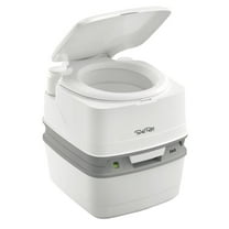 PORTA POTTI 365 WHITE/GRAY PLASTIC PORTABLE TOILET 5.5 GALLONS