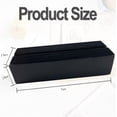 thumbnail image 2 of IONPSHG 12 Pcs Wood Place Card Holders, Table Number Holders, Sign Holders Card, Stands Table Menu Picture Card Holder, Mini Table Sign Holders for Number Signs Picture Wedding Parties Events (black), 2 of 7