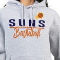 thumbnail image 3 of Women's G-III 4Her by Carl Banks Heather Gray Phoenix Suns Graphics Fleece Pullover Hoodie, 3 of 3