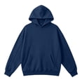 thumbnail image 5 of VBVC Men's Long Sleeve Hoodie with Pockets , Fall Stretchy Pullover Sweatshirt For Men, S-4XL, 5 of 6