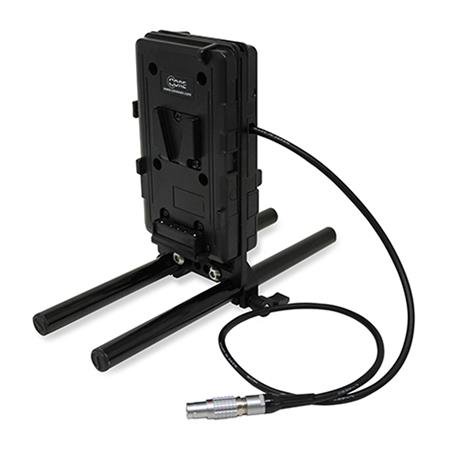 UPC: 0184323005444 | 15mm Rail Mount Cheese Plate with Sharkfin V-Mount Battery Plate and 18  6-Pin RED LEMO Cable for RED DSMC2