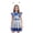 White, variant on Kid Girls Alien Fancy Dress Cost-ume Outer Space Man Roleplay Outfits Metallic Dress with Hair Hoop