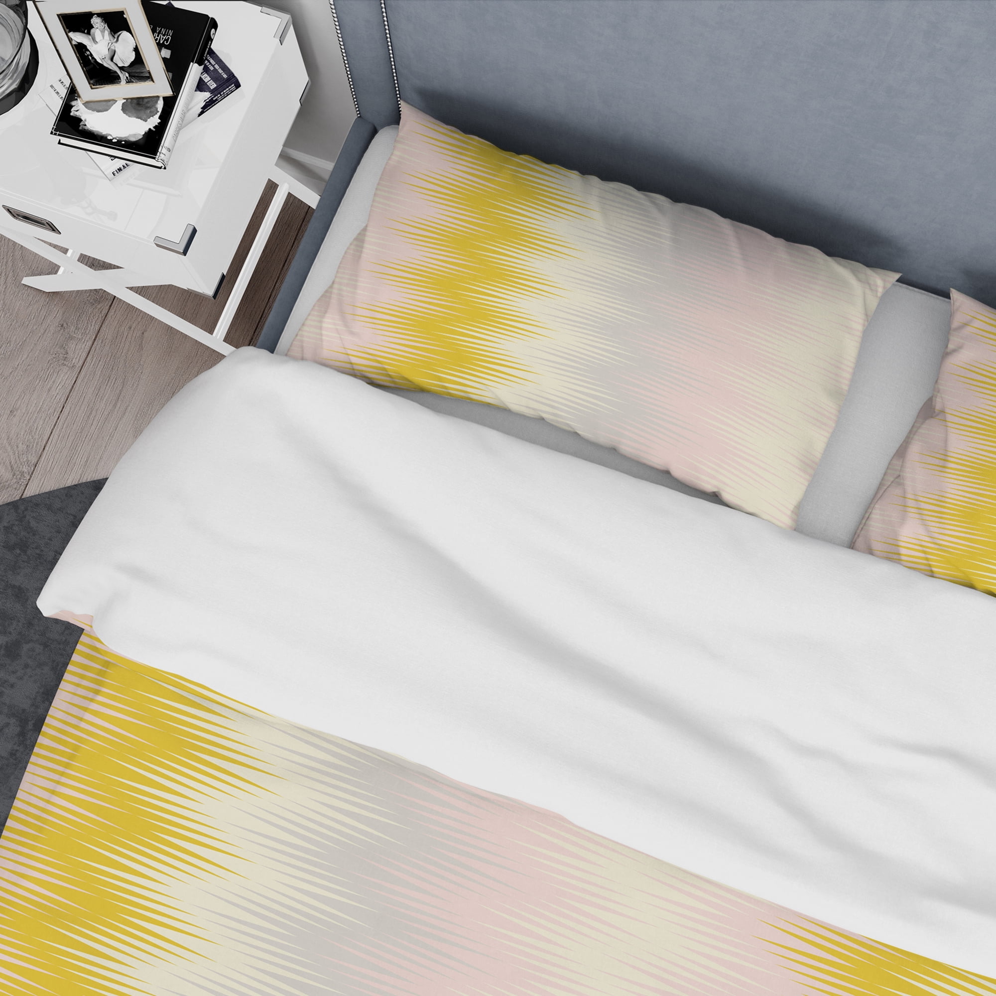 Designart 'Retro Abstract Design IV' Mid-Century Modern Duvet Cover Set