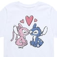 thumbnail image 3 of Disney - Lilo & Stitch - Angel & Stitch Share Kisses - Toddler & Youth Short Sleeve Graphic T-Shirt, 3 of 5