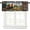 Style-15, variant on Tropical Curtain, Coastal Beach Hawaiian Palm Trees Summer Pier Landscape Pattern Waterproof Grommet Window Drapes for Bedroom Living Room Bathroom Laundry Room Closet 2 Panels W42 x L63