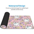 thumbnail image 4 of Pink Easter Mouse Pad 31.5x11.8 XL Cute Rabbit Bunny Floral Anime Kawaii Design Extended Mousepad Large Keyboard Mouse Mat Desk Pad with Non-Slip Rubber Base Stitched Edges for Home Office Game, 4 of 6