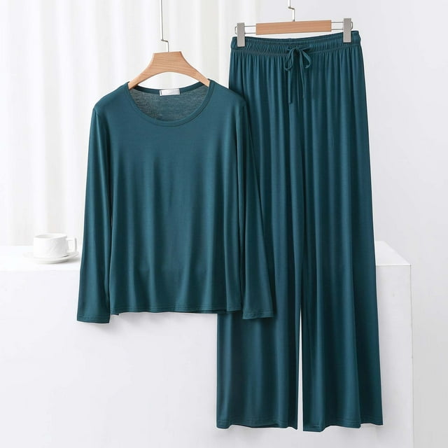 Weiqiqre Pyjama pour Femmes Ensemble Assorti Ensembles d'Été Manches Courtes Ensemble de Détente Femmes