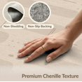 thumbnail image 4 of ODIKA 3'x5' Tan Geometric Design Washable Accent Rug Modern Abstract Pattern with Subtle Lines for Bedside, Nursery Room, Pet Friendly & Non-Shedding, 4 of 5