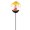 Yellow, variant on OIUR Solar Bird Feeder Frog Garden Decor Drain Holes Design Weather-Resistant Outdoor Solar Lights Frog Figurine Lights with Umbrella