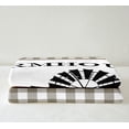 thumbnail image 2 of Farmhouse Throw Blanket Bedroom Living Room, Black Sketch Windmill Fuzzy Blanket Vintage Decor Fleece Blanket Geometric Buffalo Grid Plush Bed Blanket, 2 of 4