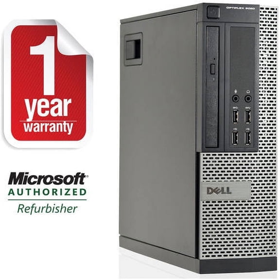 Restored Dell 9020 SFF Desktop PC with Intel Core i7-4770 Processor, 8GB Memory, 2TB Hard Drive and Windows 10 Pro (Monitor Not Included) (Refurbished)