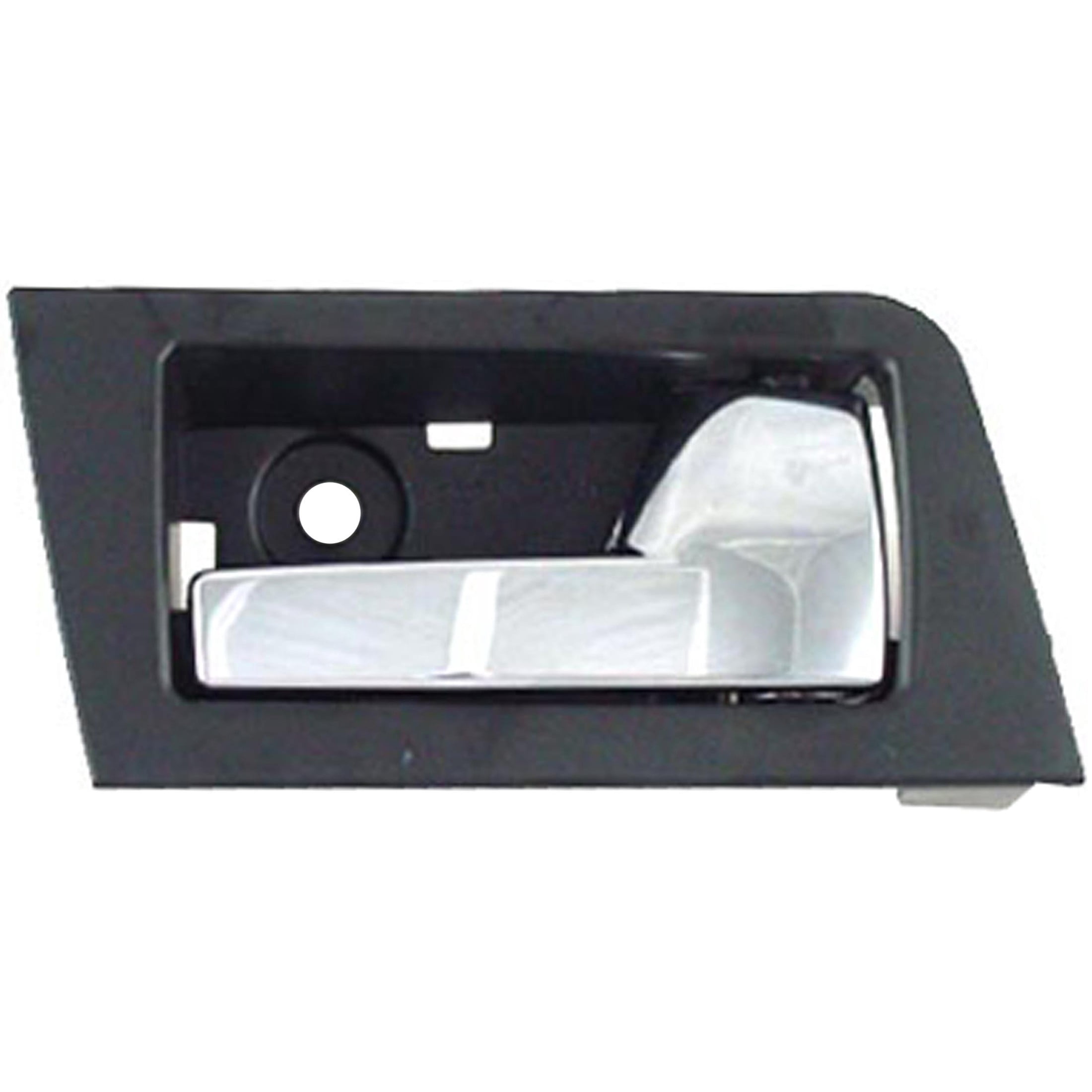 Dorman 81781 Rear Passenger Side Interior Door Handle for Specific Ford Models, Chrome Lever; Black Housing