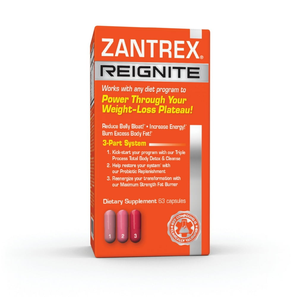 Zantrex Reignite, Dietary Supplement, 63 Count,
