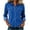 Blue, variant on Dvprdro Womens Corduroy Shirt Button Down Collared Long Sleeve with Pockets Solid Casual Fall Tops