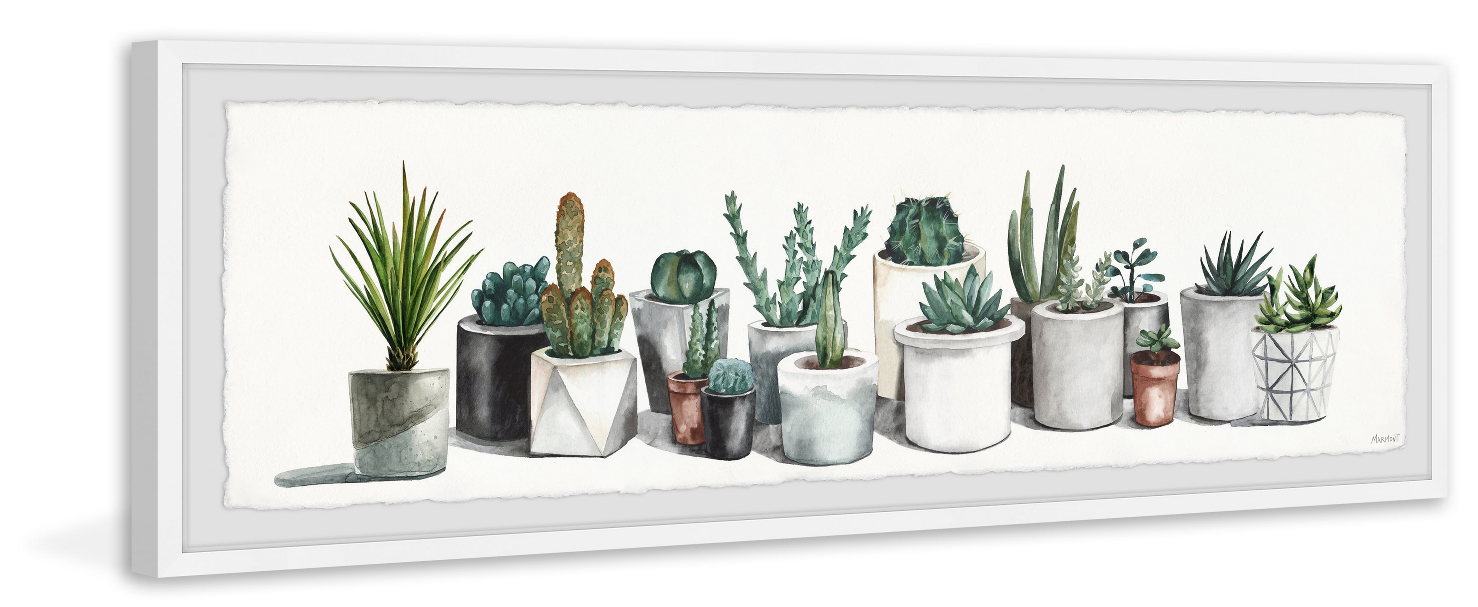Marmont Hill Sturdy Indoor Plants Framed Wall Art