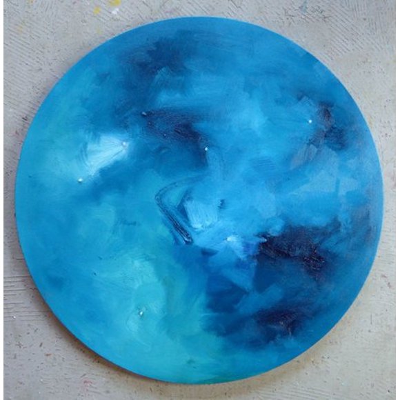 Candace Wilson Peinture Guérison Chakra de la Gorge - Moyen