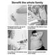 thumbnail image 3 of Cateissary Elevated Adults Capacity And Thick Maximum Comfort Toilet Stool With Stool For Pregnant Women Elderly Children Adults Juegos de accesorios de baño blanco Gama alta, 3 of 6