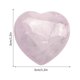 thumbnail image 3 of Cristal Natural en Forma de Corazón Pulido Gema en Forma de Corazón Cuarzo Rosa Amatista Todo tipo de Cristal Gema Set Energía Meditación, 3 of 4
