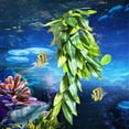 thumbnail image 4 of Flmtop Aquarium Artificial Water Grass Plant Hanging Leaves Vine Rattan Fish Tank Decor, 4 of 9
