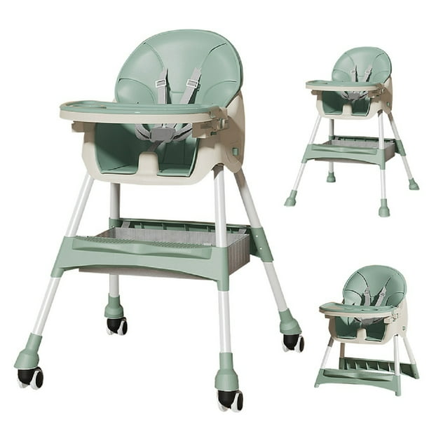 Adjustable High Chair for Baby 4in1 Baby High Chair Kids Eat & Grow
