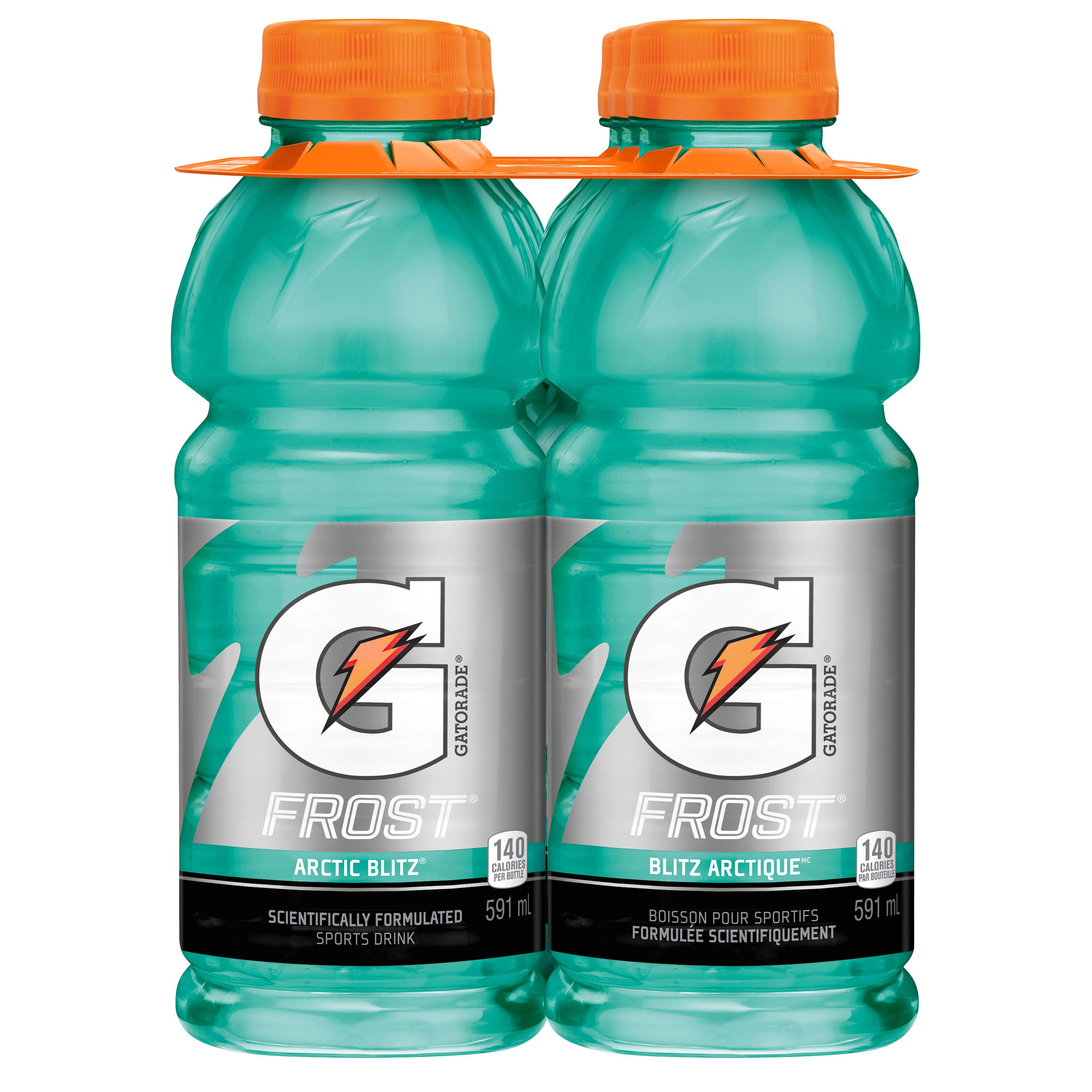 Gatorade Frost Arctic Blitz Boisson pour Sportifs 6 x 591 mL, Bouteille's 6x591mL