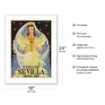 thumbnail image 2 of Seville's Fair - Andalusia Spain - Spring Festival - Vintage Travel Poster by Francisco Maireles Vela c.1955 - Fine Art Matte Paper Print (Unframed) 18x24in, 2 of 4