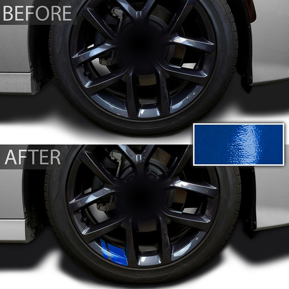 Car Reflective Car Wheel Stickers Stripe Racing Wheel Hub Decals For