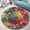 5ma10, variant on Circuit Board Round Area Rug, tech pattern circle carpet for office, coding space or studio, soft washable non-slip floor mat, geeky modern décor accent