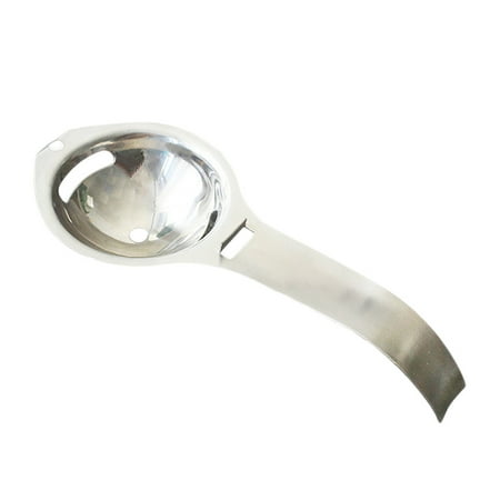 

Kitchen Silver Egg Yolk Steel Tool Separator White Stainless Gadget Cooking Kitchen Dining