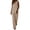 Khaki A, variant on Enjoytime Summer Outfits for Women Solid Color V-Neck Sleeveless Two Piece Set Casual Travel Beach Vacation Sets