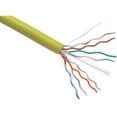 thumbnail image 2 of Axiom - Bulk cable - 1000 ft - CAT 5e - riser, solid - yellow, 2 of 9