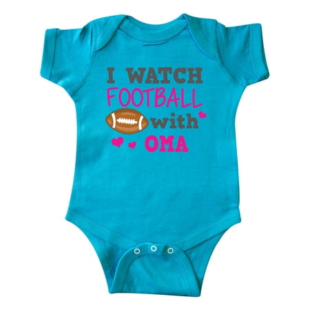 

Inktastic I Watch Football with My Oma Gift Baby Girl Bodysuit