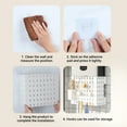 thumbnail image 4 of Pegboard Wall Organizer, Multi Function Kitchen Pegboard with Adhesive Pads, Pegboard Shelf  Peg Board Display Stand  Wall Peg Board  Kitchen Wall Organizer for Kitchen, 4 of 7