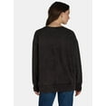 thumbnail image 3 of Time and Tru Women's Rolling Stones Graphic Pullover Sweatshirt, Sizes S-XXXL, 3 of 5