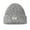 Grey, variant on Womens Ribbed Knit Beanie Hat Mountain Print Patch Breathable Stretchy Beanie Midweight Fall Outdoor Activities Casual Trendy Hats