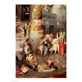 thumbnail image 2 of Triptych of the Temptation of St. Anthony detail of the lower right hand side Print by Hieronymus Bosch, 2 of 4