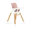 Dream on Me Nibble Wooden Highchair | Compact High Chair | Light weight | Portable |Removable Seat Cover I Adjustable Tray I Baby and Toddler