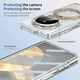 thumbnail image 4 of For Honor Magic V3 5G Case Magnetic Kickstand Clear PC Phone Cover with HD Screen Film - Black, 4 of 5