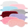 thumbnail image 1 of Miangastore Eye Masks Soft Blindfold Eye Covers Plush 8Pcs 7.9x3.9x0.4in, 1 of 8