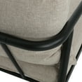 thumbnail image 5 of Aluminum Outdoor Club Chairs with Padded Cushions, Beige+Black, Set of 2, 5 of 9