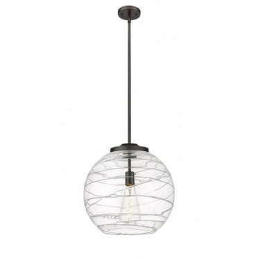 Innovations Lighting - Athens Deco Swirl - 1 Light Pendant In Industrial