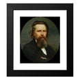 thumbnail image 2 of Wojciech Gerson 20x23 Black Modern Framed Museum Art Print Titled - Self-Portrait (1875), 2 of 5