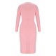 thumbnail image 5 of mfyjkho Vestidos para mujer, Vestidos casuales de moda para mujer con solapa con muescas, escote en V y manga larga lisa Vestidos festivos para mujer xl, 5 of 6