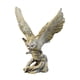 thumbnail image 2 of Figura decorativa de búho, estatua de resina coleccionable, adorno de mesa para chimenea. Desembarco de bronce, 2 of 9