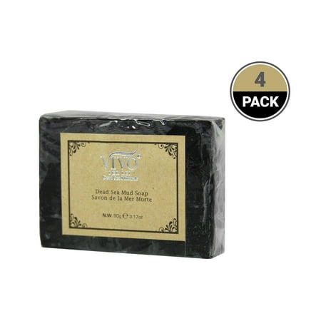 Vivo Per Lei Dead Sea Mud Soap Bar with Bamboo (Best Charcoal Soap In India)