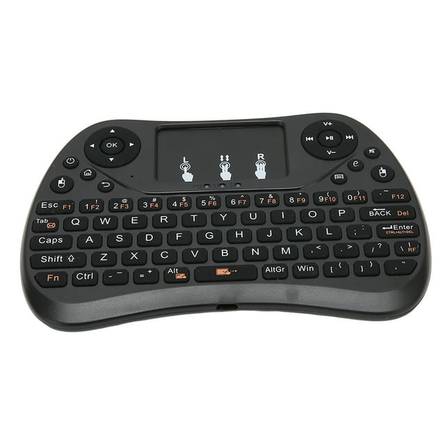 Keyboard, Portable 77 Keys Multi Function Handheld Keyboard Rechargeable With Touchpad For TV For Game Console