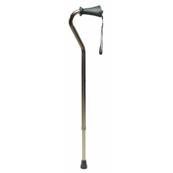 Lumex 6327 Adjustable Offset Canes, Ortho-Ease Grip, Bronze - 6/cs