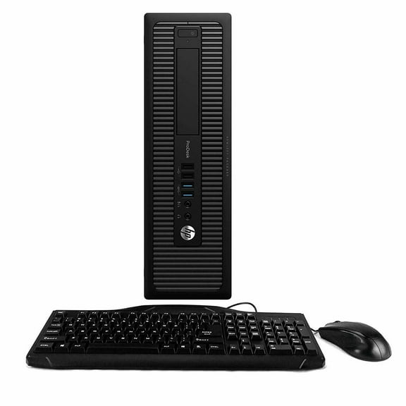 Restored HP ProDesk 600 G1 Business Desktop Computer PC Tower - Intel Core i3 4th Gen, 4 GB DDR3 RAM, 500 GB HDD, Windows 10 Pro (Refurbished)