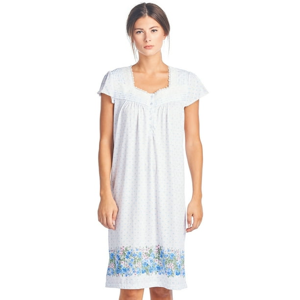 cap sleeve night gown